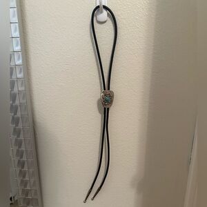 AndWest Iconic Vines With Turquoise Bead Bolo Tie